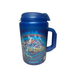 7-Eleven Ultimate Gulp 64 oz Blue Insulated Travel Mug Vintage 1.9L Large Cup